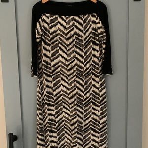 Tahari Herringbone Dress Petite 4